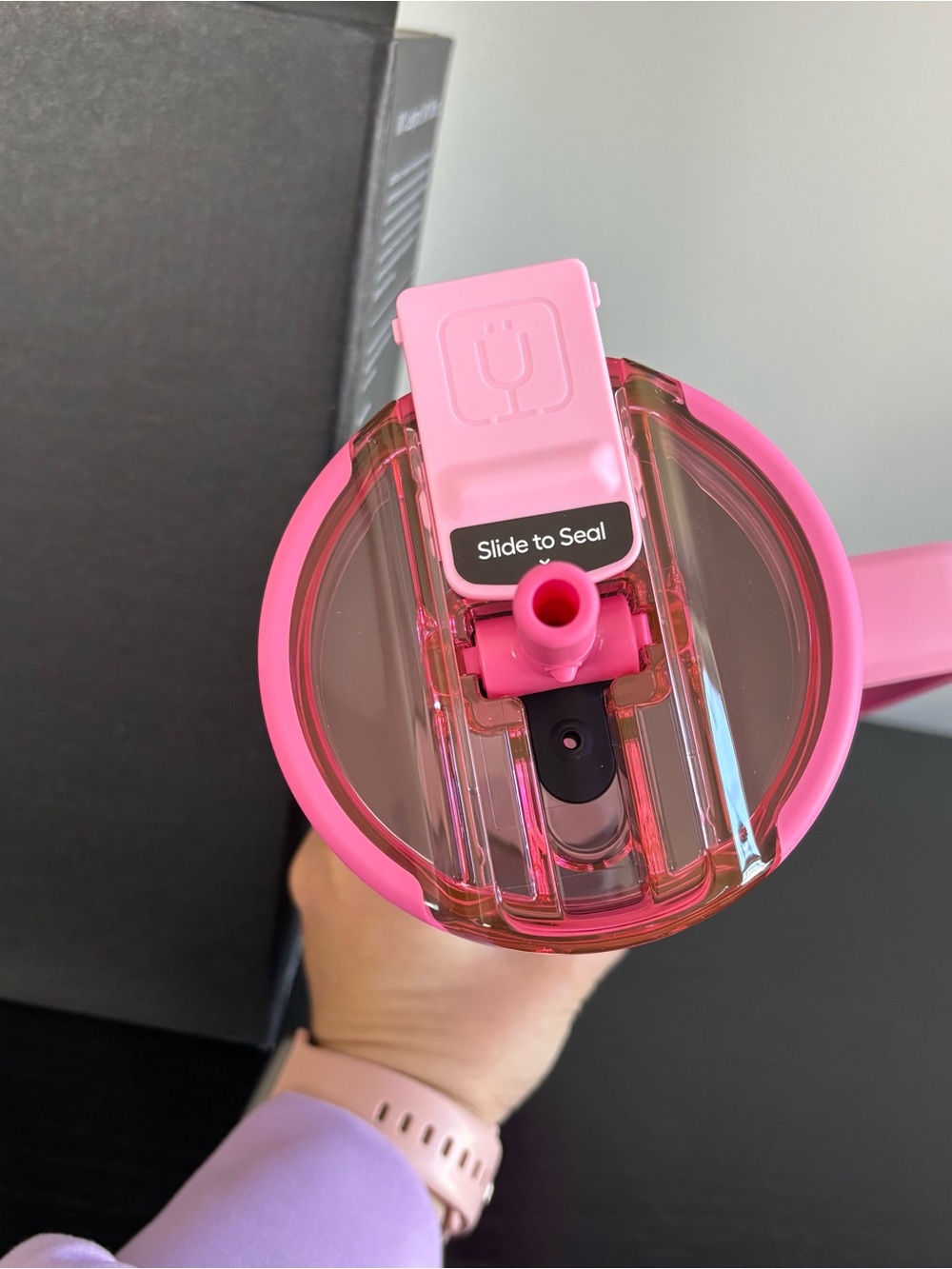 Brumate Pink Gingham Era Flip Tumbler - Picture 2 of 3